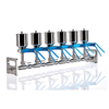 6-Branch Integral Type Manifolds Vacuum Filtration
