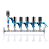 6-Branch Rubber Plug Type Manifolds Vacuum Filtration