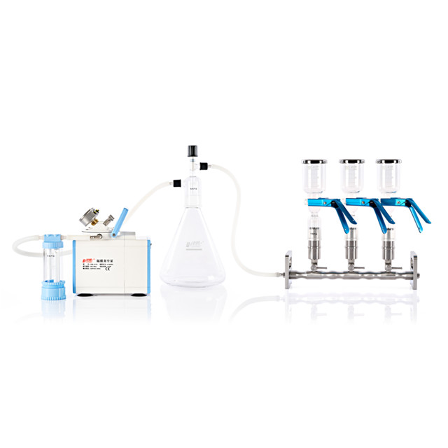 3-Branch Glass Funnel Type Manifolds Vacuum Filtration